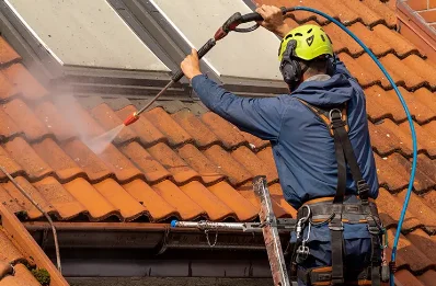 Démoussage et hydrofuge de toiture à Bernis